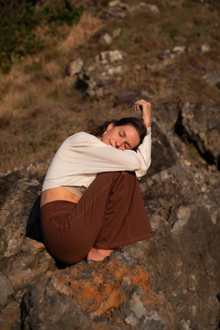 Casseopeia Crop- Soft Bamboo Long sleeve