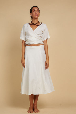Maya Top White