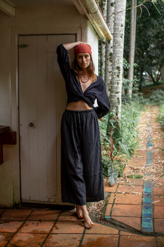 Lotus Wrap Top