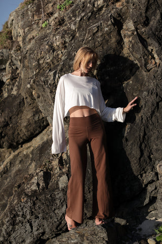 Casseopeia Crop- Soft Bamboo Long sleeve