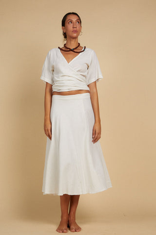 Ophelia Skirt White