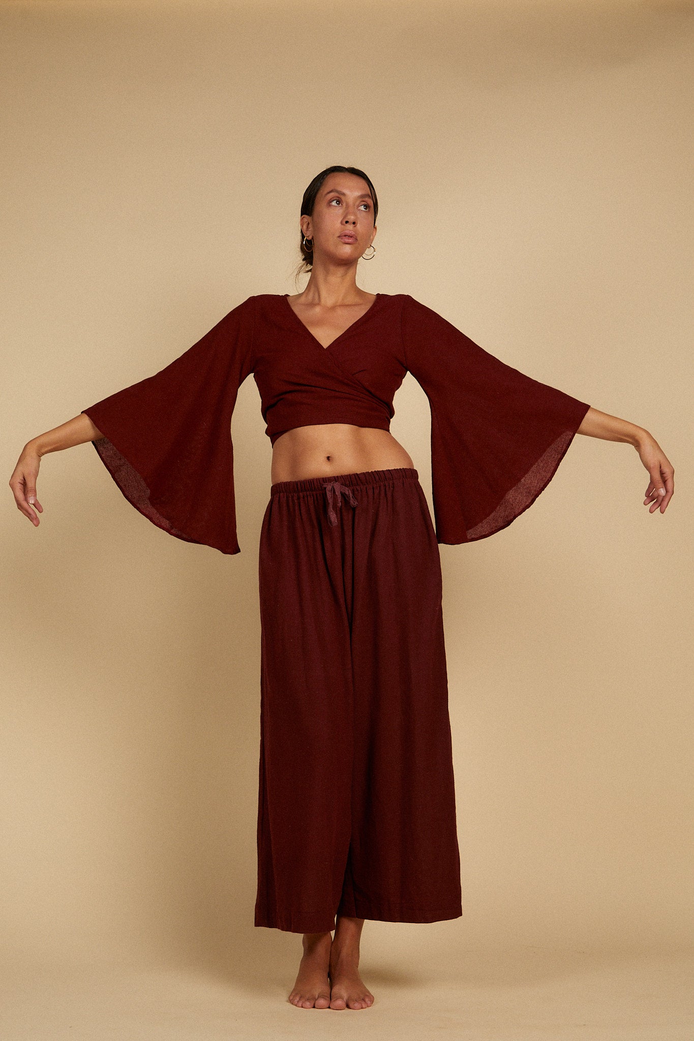 Gaia Top Deep Red