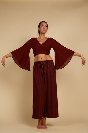 Gaia Top Deep Red