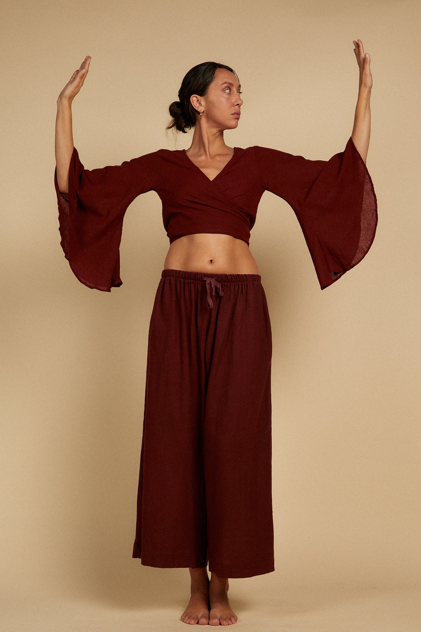 Gaia Top Deep Red