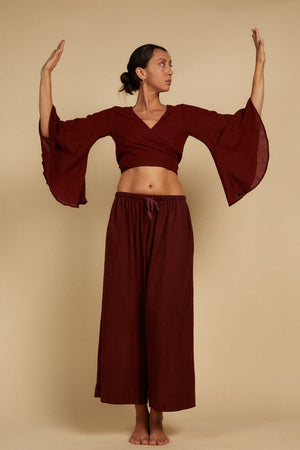 Gaia Top Deep Red