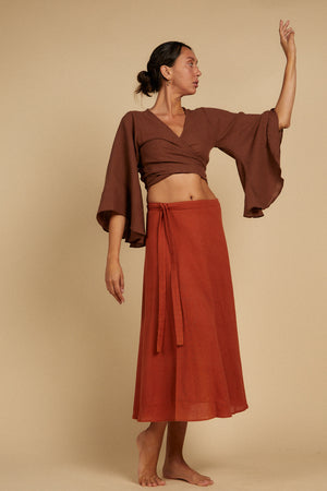 Ophelia Skirt Rust