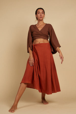 Ophelia Skirt Rust