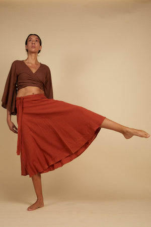Ophelia Skirt Rust