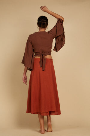 Ophelia Skirt Rust